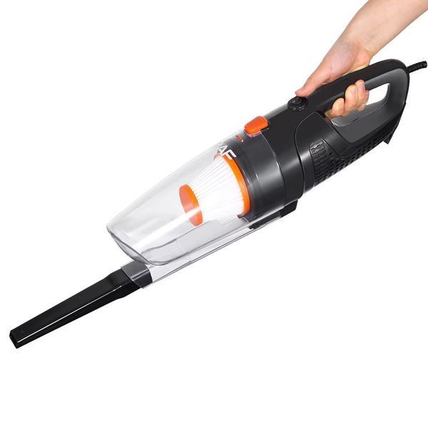 Пылесос колбовый вертикальный RAF R.8708 2в1 циклонный фильтр 1L 600W Black (3_07122) 3_07122 фото