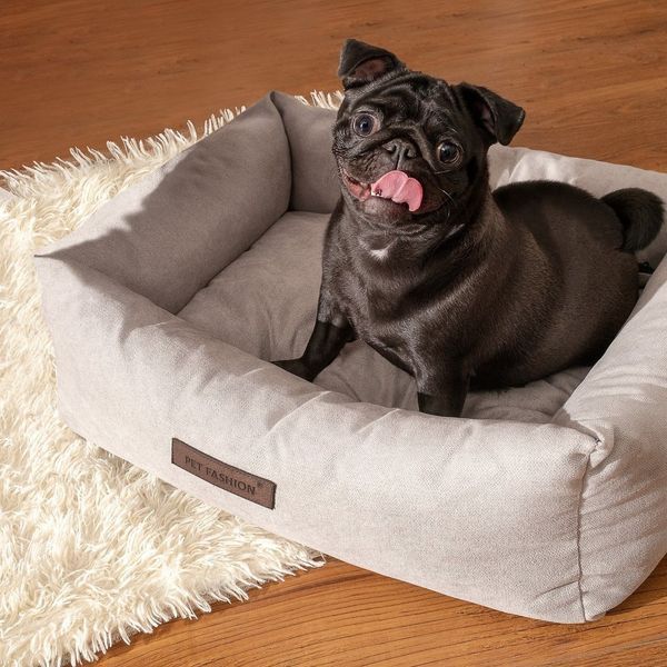 Лежак Pet Fashion Bond №1 для собак сірий 60х50х18 см 8_00081 фото