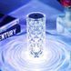 Настольная светодиодная кристаллическая лампа RIAS Rose Diamond RGB с пультом (3_04418) 3_04418 фото 1