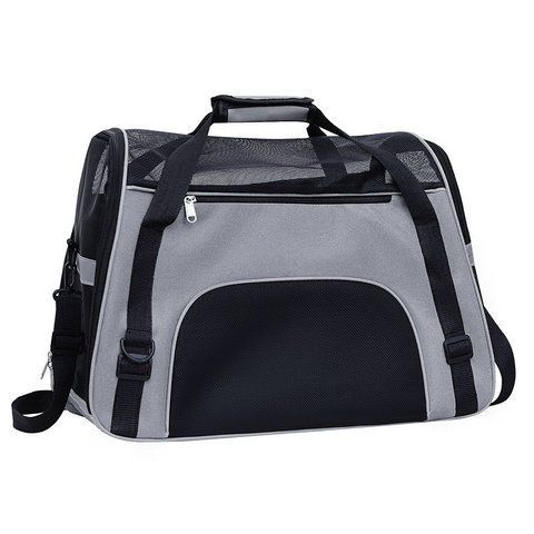 Сумка для перенесення домашніх тварин CosmoPet CP-105 53x25x34см Grey (3_06545) 3_06545 фото
