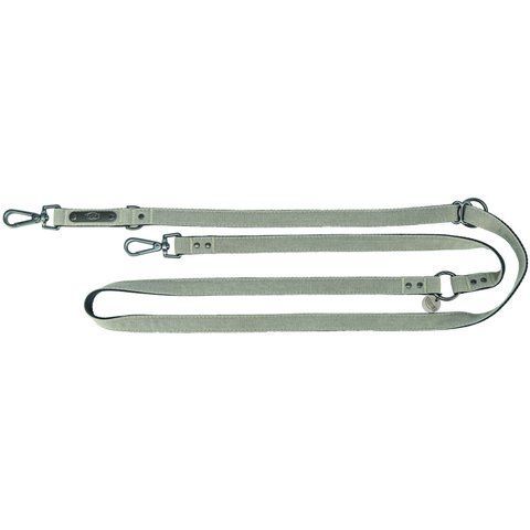 Повідок Trixie CityStyle V-Lead для собак бавовна M&ndash;L 2 м 20 мм світло-сірий (8_02342) 8_02342 фото