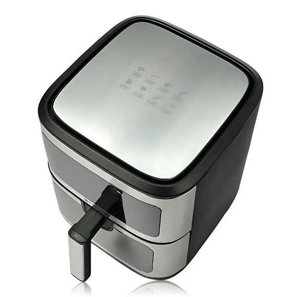 Аэрогриль электрический Hoffmans HM-791 сенсорный 8L 2000W Silver (3_07137) 3_07137 фото