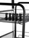 Стелаж етажерка на колесах RIAS Three Layer Shelf 3 яруси 63.5x43.5x25 см Black (3_08403) 3_08403 фото 10