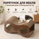 Когтеточка-лежанка для кота RIAS SC-59 с домиком 53&times;27&times;23 см Brown (3_08471) 3_08471 фото 7