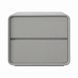 Приліжкова тумба RIAS P328 з двома ящиками 50x40x47 см LightGray (3_08166) 3_08166 фото 1