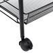 Стелаж етажерка на колесах RIAS Three Layer Shelf 3 яруси 63.5x43.5x25 см Black (3_08403) 3_08403 фото 5