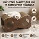 Когтеточка-лежанка для кота RIAS SC-59 с домиком 53&times;27&times;23 см Brown (3_08471) 3_08471 фото 4