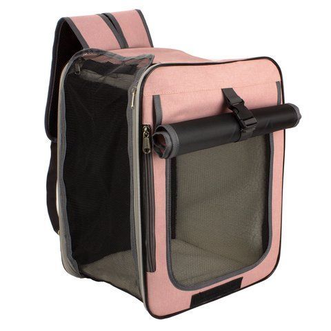 Сумка-рюкзак для перенесення домашніх тварин CosmoPet CP-43 2в1 45х34х25см Pink (3_05285) 3_05285 фото