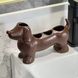 Органайзер для зубных щеток RIAS WD-23 в форме собаки таксы 23x12.5 см Brown (3_08622) 3_08622 фото 8