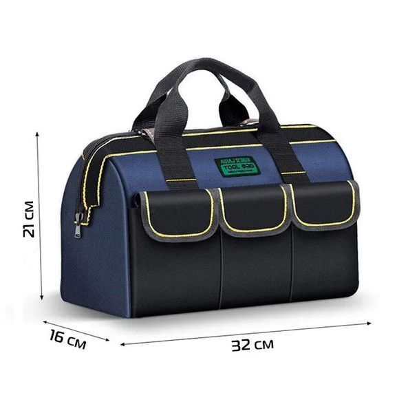 Сумка для инструментов Airaj A02241 210х160х320 мм Black-Blue (3_04497) 3_04497 фото