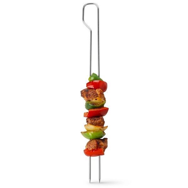 Набір подвійних шампурів GRILL MEISTER HG03419A для шашлику 29 см 4 шт Silver (3_08286) 3_08286 фото