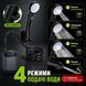 Портативний душ RIAS LH-04 з акумулятором 6000 мА&middot;г та LED-дисплеєм Black (3_08410) 3_08410 фото 9