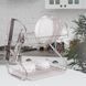 Органайзер для сушки посуды RIAS 2-Layer Dish Drainer двухъярусная с поддоном 37x11.5x26 см Silver (3_08762) 3_08762 фото 5