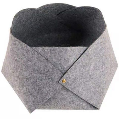 Домик-лежанка для домашних питомцев RIAS PTL-LG "Лепесток" 48&times;42&times;23 см Light Grey (3_07245) 3_07245 фото