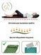 Надувной туристический матрас Sleeping Pad с подушкой м встроенным насосом 180х65см Green (3_05011) 3_05011 фото 7
