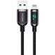 Кабель синхронизации Kakusiga KSC-599 Save Series USB - Lightning с дисплеем 5А 1.2 м Black (3_02854) 3_02854 фото 1