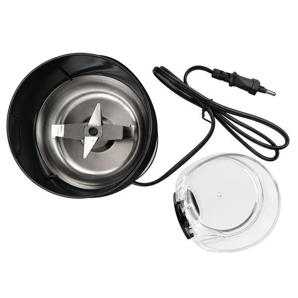 Кавомолка електрична Domotec MS-7123 для кави та спецій 60g 500W Grey-Black (3_08740) 3_08740 фото