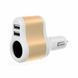 Автомобильное зарядное от прикуривателя 2 USB RIAS Gold (2_005250) 2_005250 фото 1