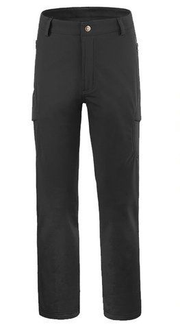 Штаны тактические утепленные Eagle PA-01 Soft Shell на флисе Черные XXXL (3_02216) 3_02216 фото