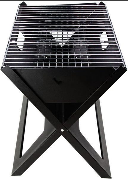 Розкладний мангал RIAS Barbecue MD-8018 з решіткою 48&times;31&times;39см Black (7_02686) 7_02686 фото