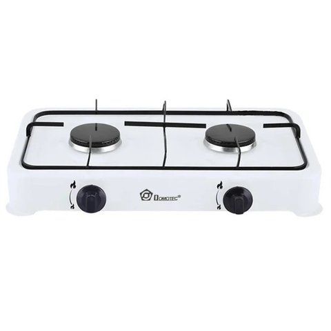 Газова плита настільна Domotec MS-6662 на 2 конфорки White (2_009593) 2_009593 фото