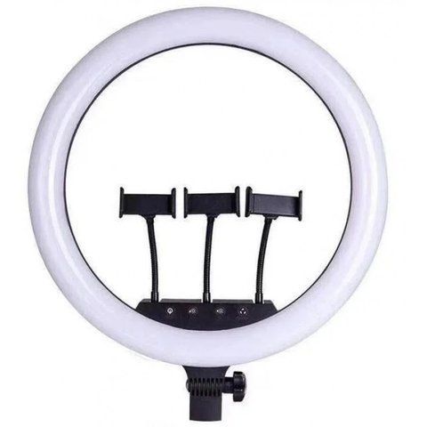 Кольцевая светодиодная LED лампа RIAS SLP-G500 45см на 3 держателя с пультом ДУ и чехлом (4_00546) 4_00546 фото
