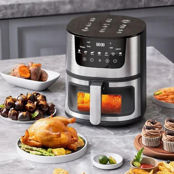 Аэрогриль электрический Domotec MS-3221 7L 3500W Black (3_06707) 3_06707 фото