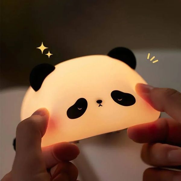 Ночной светильник силиконовая Панда Light Panda с аккумулятором 2W White (3_07321) 3_07321 фото