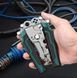 Клещи (стриппер) RIAS XT-12005 для зачистки и обжима резки проводов 22.3см Green (3_06595) 3_06595 фото 4