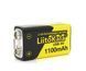 Аккумулятор батарея LiitoKala USB-9V Крона 1100mAh 9V Type-C Yellow-Black 1шт. (3_05237) 3_05237 фото 1