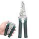 Клещи (стриппер) RIAS XT-12005 для зачистки и обжима резки проводов 22.3см Green (3_06595) 3_06595 фото 2