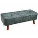 Лавка-пуф RIAS N119 с мягким сиденьем и деревянными ножками 80&times;30&times;36 см Dark Green (3_08170) 3_08170 фото 7