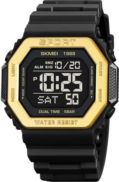 Наручные мужские часы Skmei 1988GD Gold/Black (7_01486) 7_01486 фото