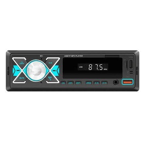 Автомагнітола Boschmann BM-22 ISO 1din RGB MP3+FM+2xUSB+microSD+AUX+Bluetooth з пультом ДУ 4х100W (3_06824) 3_06824 фото