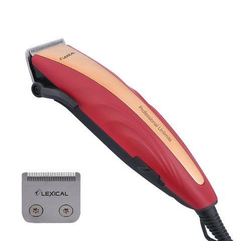 Машинка для стрижки волосся Lexical LHC-5605 від мережі 220В 7W Red (2_009485) 2_009485 фото