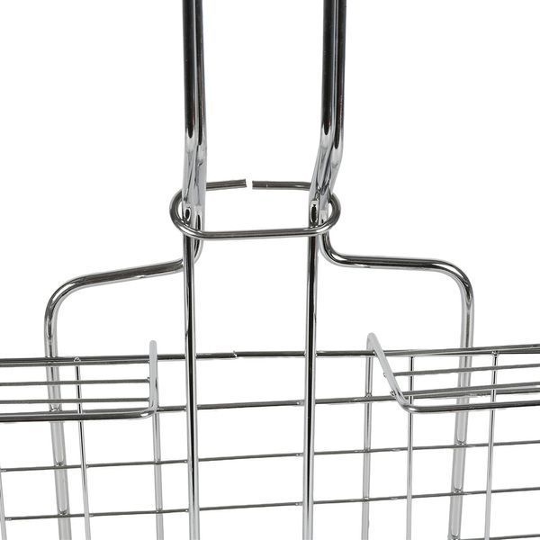 Решетка-гриль Stenson MH-0911 мини с деревянной ручкой 55(+4)x31x24x5.5 см Silver (7_03212) 7_03212 фото
