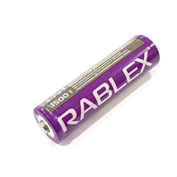 Аккумулятор батарея Rablex 18650 Li-ion 1500mAh 3.7V 1 шт Purple (7_02759) 7_02759 фото