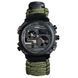 Наручные часы для выживания Skmei Paracord 2202AG с компасом и огнивом Army Green (7_01122) 7_01122 фото 1