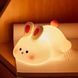 Ночной светильник силиконовый Кролик Light Rabbit с аккумулятором 1W White (3_07322) 3_07322 фото 1