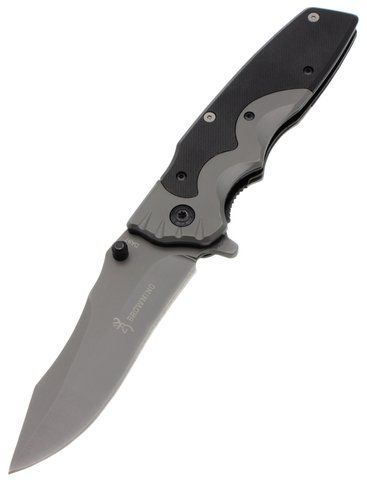 Тактичний розкладний ніж Browning DA97 22см Black (7_00308) 7_00308 фото