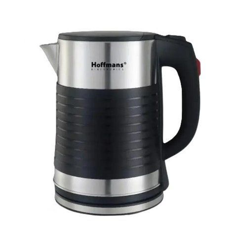 Електрочайник Hoffmans HM-2545 дисковий металевий з автовідключенням 2.5L 1800W Silver-Black (3_07374) 3_07374 фото