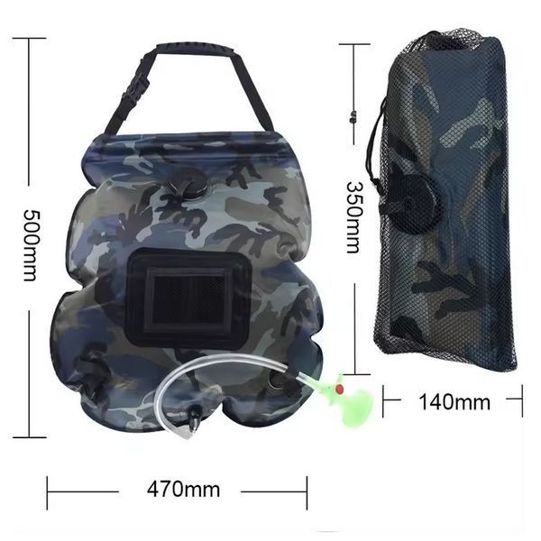 Походный туристический душ RIAS Camp Shower SSB20L 20L с Чехлом Camo (3_04998) 3_04998 фото