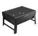 Розкладний мангал RIAS Barbecue GP4276 з решіткою 43x30x22.5см Black (7_02688) 7_02688 фото 1