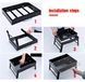 Розкладний мангал RIAS Barbecue GP4276 з решіткою 43x30x22.5см Black (7_02688) 7_02688 фото 5