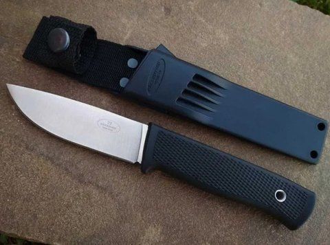 Тактический охотничий нож Fallkniven F1 21.5см с чехлом Черный (2_010828) 2_010828 фото