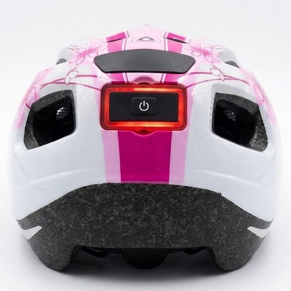 Велошлем детский RIAS SP-107 с задним LED-фонарём S 49&ndash;54 см Pink (3_08268) 3_08268 фото