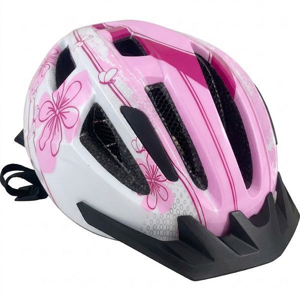 Велошлем детский RIAS SP-107 с задним LED-фонарём S 49&ndash;54 см Pink (3_08268) 3_08268 фото