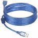 Кабель подовжувач RIAS USB A-USB F 5 м Blue (3_06866) 3_06866 фото 1