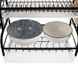 Сушка для посуды RIAS Double Layered Kitchen Rack настольная 2 яруса с поддонами 42.5&times;24.5&times;39.5 см Black (3_06780) 3_08678 фото 9