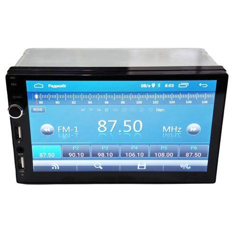 Автомагнітола 7021 2din 7" GPS 1/16GB 4х45W Black (3_02682) 3_02682 фото